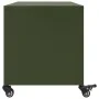 Mueble de TV de acero verde oliva 68x39x43,5 cm by , TV Furniture - Ref: Foro24-846642, Price: 75,42 €, Discount: %