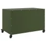 Mueble de TV de acero verde oliva 68x39x43,5 cm by , TV Furniture - Ref: Foro24-846642, Price: 75,42 €, Discount: %
