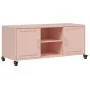 Mueble para TV acero laminado en frío rosa 100,5x39x43,5 cm by , TV Furniture - Ref: Foro24-846663, Price: 92,26 €, Discount: %