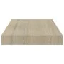 Floating wall shelves 2 pcs MDF oak 40x23x3.8 cm by vidaXL, Shelves and shelves - Ref: Foro24-323869, Price: 27,70 €, Discoun...