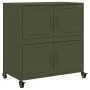 Olivgrüner Stahlschrank 68x39x72 cm von , Sideboards - Ref: Foro24-846654, Preis: 119,38 €, Rabatt: %