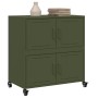 Olivgrüner Stahlschrank 68x39x72 cm von , Sideboards - Ref: Foro24-846654, Preis: 112,37 €, Rabatt: %