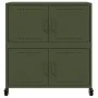 Olivgrüner Stahlschrank 68x39x72 cm von , Sideboards - Ref: Foro24-846654, Preis: 119,38 €, Rabatt: %