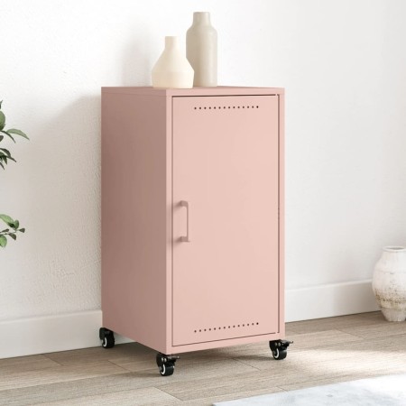 Aparador de acero rosa 36x39x72 cm de , Aparadores - Ref: Foro24-846675, Precio: 65,45 €