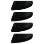 Corner floating shelves 4 pcs glossy black MDF 35x35x3.8 cm by vidaXL, Shelves and shelves - Ref: Foro24-323912, Price: 60,55...