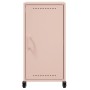 Aparador de acero rosa 36x39x72 cm de , Aparadores - Ref: Foro24-846675, Precio: 65,45 €