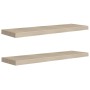 Schwebende Wandregale 2 Stück MDF-Eiche 90x23,5x3,8 cm von vidaXL, Regale und Regale - Ref: Foro24-323881, Preis: 48,39 €, Ra...