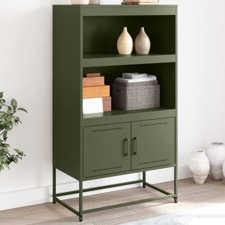 Olivgrüner Stahlschrank 68,5x38,5x123,5 cm von , Sideboards - Ref: Foro24-846504, Preis: 130,01 €, Rabatt: %