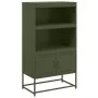 Olivgrüner Stahlschrank 68,5x38,5x123,5 cm von , Sideboards - Ref: Foro24-846504, Preis: 130,01 €, Rabatt: %