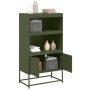 Olivgrüner Stahlschrank 68,5x38,5x123,5 cm von , Sideboards - Ref: Foro24-846504, Preis: 130,01 €, Rabatt: %