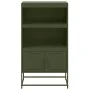 Olivgrüner Stahlschrank 68,5x38,5x123,5 cm von , Sideboards - Ref: Foro24-846504, Preis: 130,01 €, Rabatt: %