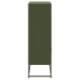 Olivgrüner Stahlschrank 68,5x38,5x123,5 cm von , Sideboards - Ref: Foro24-846504, Preis: 130,01 €, Rabatt: %