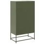 Olivgrüner Stahlschrank 68,5x38,5x123,5 cm von , Sideboards - Ref: Foro24-846504, Preis: 130,01 €, Rabatt: %