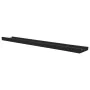 Shelf for photo frames 2 pcs black MDF 80x9x3 cm by vidaXL, Shelves and shelves - Ref: Foro24-323933, Price: 24,24 €, Discoun...