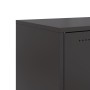 Nachttische, 2 Stück, Schwarz, aus Stahl, 36x39x78 cm. von , Nachttische - Ref: Foro24-846567, Preis: 112,45 €, Rabatt: %