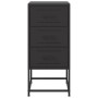 Mesita de noche acero negra 36x39x78 cm de , Mesitas de noche - Ref: Foro24-846578, Precio: 86,04 €, Descuento: %