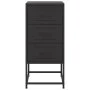 Mesita de noche acero negra 36x39x78 cm de , Mesitas de noche - Ref: Foro24-846578, Precio: 84,98 €, Descuento: %