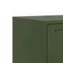 Mesita de noche acero verde oliva 36x39x78 cm de , Mesitas de noche - Ref: Foro24-846586, Precio: 88,31 €, Descuento: %
