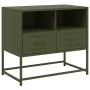 Fernsehmöbel aus olivgrünem Stahl 68x39x60,5 cm von , TV-Möbel - Ref: Foro24-846552, Preis: 67,94 €, Rabatt: %