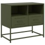 Fernsehmöbel aus olivgrünem Stahl 68x39x60,5 cm von , TV-Möbel - Ref: Foro24-846552, Preis: 68,59 €, Rabatt: %