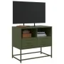 Fernsehmöbel aus olivgrünem Stahl 68x39x60,5 cm von , TV-Möbel - Ref: Foro24-846552, Preis: 67,94 €, Rabatt: %
