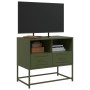 Fernsehmöbel aus olivgrünem Stahl 68x39x60,5 cm von , TV-Möbel - Ref: Foro24-846552, Preis: 68,59 €, Rabatt: %