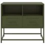 Fernsehmöbel aus olivgrünem Stahl 68x39x60,5 cm von , TV-Möbel - Ref: Foro24-846552, Preis: 67,94 €, Rabatt: %