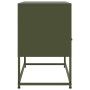 Fernsehmöbel aus olivgrünem Stahl 68x39x60,5 cm von , TV-Möbel - Ref: Foro24-846552, Preis: 68,59 €, Rabatt: %