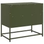 Mueble para TV de acero verde oliva 68x39x60,5 cm by , TV Furniture - Ref: Foro24-846552, Price: 67,94 €, Discount: %
