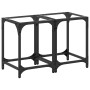Mesas de centro 2 uds vidrio transparente y acero 30x30x40 cm by , Coffee table - Ref: Foro24-845951, Price: 37,32 €, Discoun...