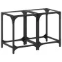 Mesas de centro 2 uds vidrio transparente y acero 30x30x40 cm by , Coffee table - Ref: Foro24-845951, Price: 36,82 €, Discoun...