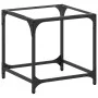 Mesa de centro superficie vidrio transparente acero 40x40x40 cm by , Coffee table - Ref: Foro24-845958, Price: 29,71 €, Disco...