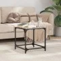 Mesa de centro superficie vidrio transparente acero 40x40x40 cm by , Coffee table - Ref: Foro24-845958, Price: 29,71 €, Disco...