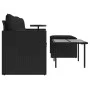 Set de sofás de jardín con cojines 3 pzas ratán sintético negro by , Outdoor sofas - Ref: Foro24-365458, Price: 214,64 €, Dis...