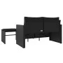Set de sofás de jardín con cojines 3 pzas ratán sintético negro by , Outdoor sofas - Ref: Foro24-365458, Price: 214,64 €, Dis...