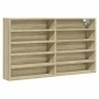 Vitrina de madera de ingeniería roble Sonoma 100x15x58 cm by , Shelves and shelves - Ref: Foro24-847928, Price: 56,25 €, Disc...