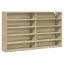 Vitrina de madera de ingeniería roble Sonoma 100x15x58 cm by , Shelves and shelves - Ref: Foro24-847928, Price: 57,35 €, Disc...