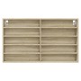 Vitrina de madera de ingeniería roble Sonoma 100x15x58 cm by , Shelves and shelves - Ref: Foro24-847928, Price: 57,35 €, Disc...