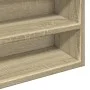 Ingeneering Holzvitrine Eiche Sonoma 100x15x58 cm von , Regale und Regale - Ref: Foro24-847928, Preis: 57,22 €, Rabatt: %