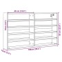 Vitrina de madera de ingeniería roble Sonoma 100x15x58 cm by , Shelves and shelves - Ref: Foro24-847928, Price: 57,35 €, Disc...