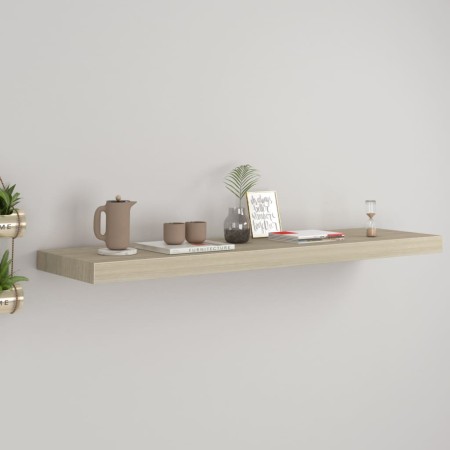 Estante flotante de pared MDF roble 90x23,5x3,8 cm de vidaXL, Estantes y estanterías - Ref: Foro24-323880, Precio: 33,25 €, D...