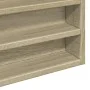 Vitrina de madera de ingeniería roble Sonoma 100x8,5x75 cm by , Shelves and shelves - Ref: Foro24-847935, Price: 60,94 €, Dis...