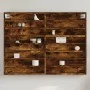 Vitrine aus geräucherter Eichen-Ingenieurholz 100x8,5x75 cm von , Regale und Regale - Ref: Foro24-847937, Preis: 53,76 €, Rab...
