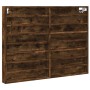 Vitrina de madera de ingeniería roble ahumado 100x8,5x75 cm by , Shelves and shelves - Ref: Foro24-847937, Price: 54,40 €, Di...
