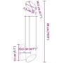 Aplique de exterior de acero inoxidable plateado von , Außenbeleuchtung - Ref: Foro24-4006292, Preis: 29,80 €, Rabatt: %