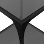 Mesa de centro superficie vidrio negra y acero 40x40x40 cm de , Mesas de centro - Ref: Foro24-845964, Precio: 34,85 €, Descue...