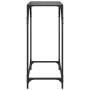 Mesa consola con superficie de vidrio negro acero 60x35x81 cm by , console tables - Ref: Foro24-846017, Price: 39,51 €, Disco...