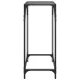 Mesa consola con superficie de vidrio negro acero 60x35x81 cm by , console tables - Ref: Foro24-846017, Price: 38,99 €, Disco...
