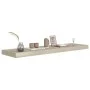 Schwebendes Wandregal aus MDF-Eiche, 90 x 23,5 x 3,8 cm von vidaXL, Regale und Regale - Ref: Foro24-323880, Preis: 32,49 €, R...