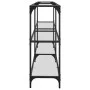 Mesa consola superficie vidrio transparente acero 194,5x30x81cm by , console tables - Ref: Foro24-846034, Price: 94,60 €, Dis...